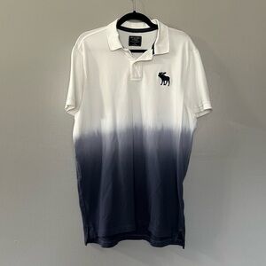 Abercrombie & Fitch Mens Ombré Polo Sz XL